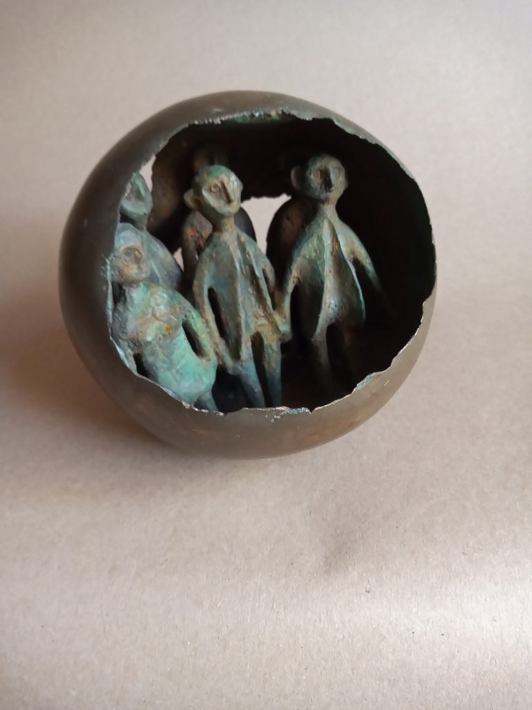 Egg People Bronze