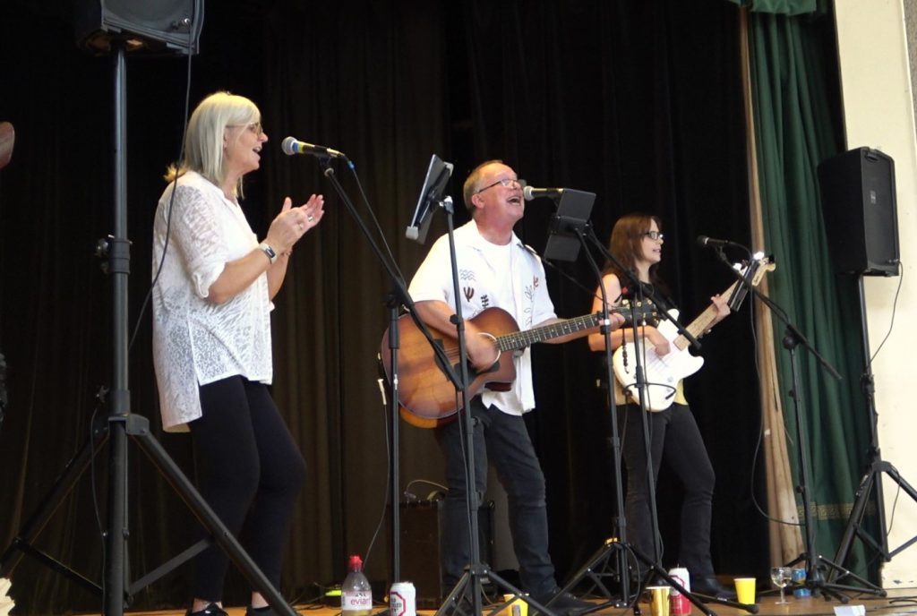 John Greaves and band on stage